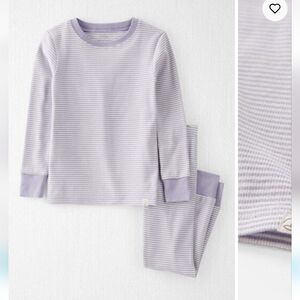 2T Girls Little Planet Striped Two-Piece Pj Set